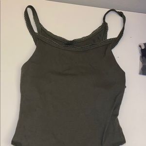 Army Green tank top